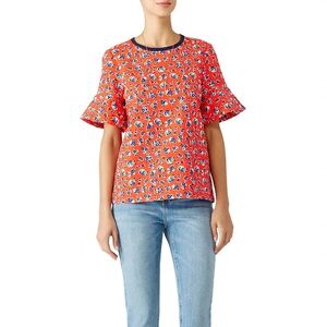 EUC Draper James Floral Top